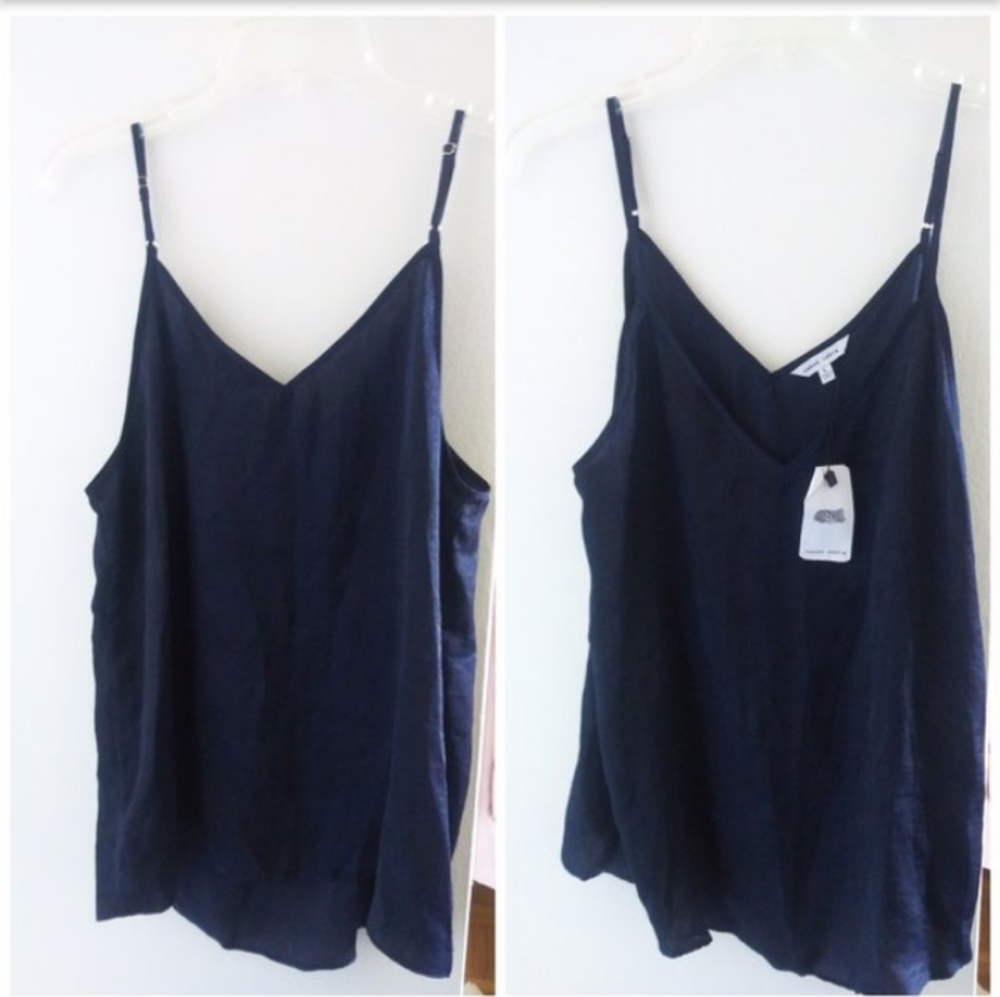 NWT Navy Silk Camisole
